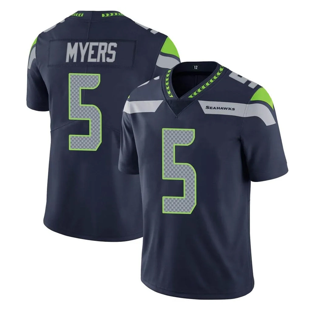 Punc S.Seahawks #5 Jason Myers Player Navy Limited Vapor Untouchable Home Game Stitched Jerseys