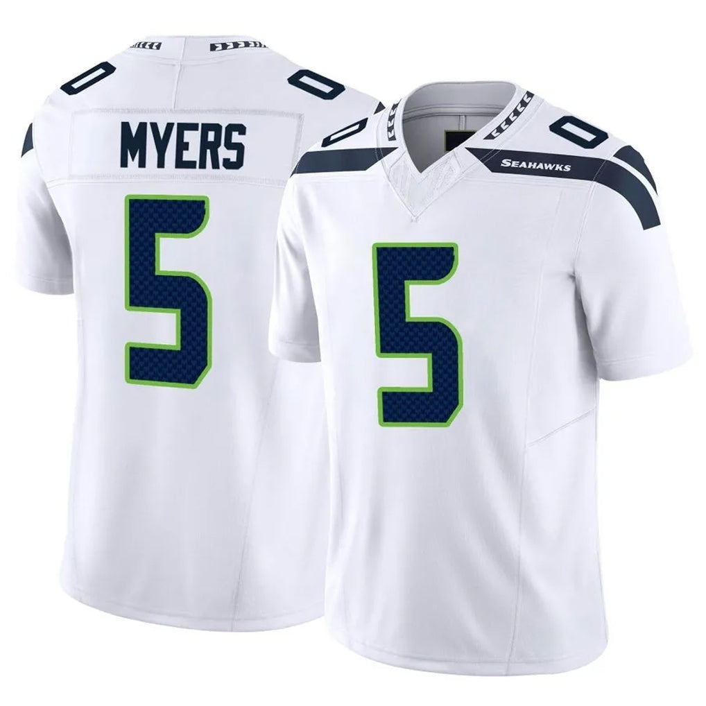 Punc S.Seahawks #5 Jason Myers Player White Limited Vapor F.U.S.E. Home Game Stitched Jerseys