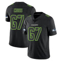 Punc S.Seahawks #67 Charles Cross Player Black Impact Limited Home Game Stitched Jerseys