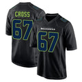 Punc S.Seahawks #67 Charles Cross Player Black Limited Fashion Home Game Stitched Jerseys