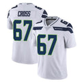 Punc S.Seahawks #67 Charles Cross Player White Limited Vapor Untouchable Home Game Stitched Jerseys