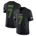 Punc S.Seahawks #7 Uchenna Nwosu Player Black Impact Limited Home Game Stitched Jerseys