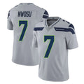 Punc S.Seahawks #7 Uchenna Nwosu Player Gray Limited Vapor Untouchable Home Game Stitched Jerseys