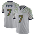 Punc S.Seahawks #7 Uchenna Nwosu Player Grey Limited 2025 Rivalries Collection Home Game Stitched Jerseys