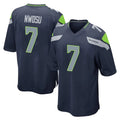 Punc S.Seahawks #7 Uchenna Nwosu Player Navy Home Game Stitched Jerseys