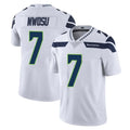 Punc S.Seahawks #7 Uchenna Nwosu Player White Limited Vapor Untouchable Home Game Stitched Jerseys