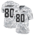 Punc S.Seahawks #80 Steve Largent Player Arctic Camo Salute to Service Limited Stitched Jerseys
