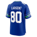 Punc S.Seahawks #80 Steve Largent Player Royal Game Stitched Jerseys