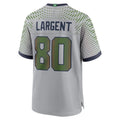 Punc S.Seahawks #80 Steve Largent Player Wolf Gray Rivalries Collection Game Stitched Jerseys