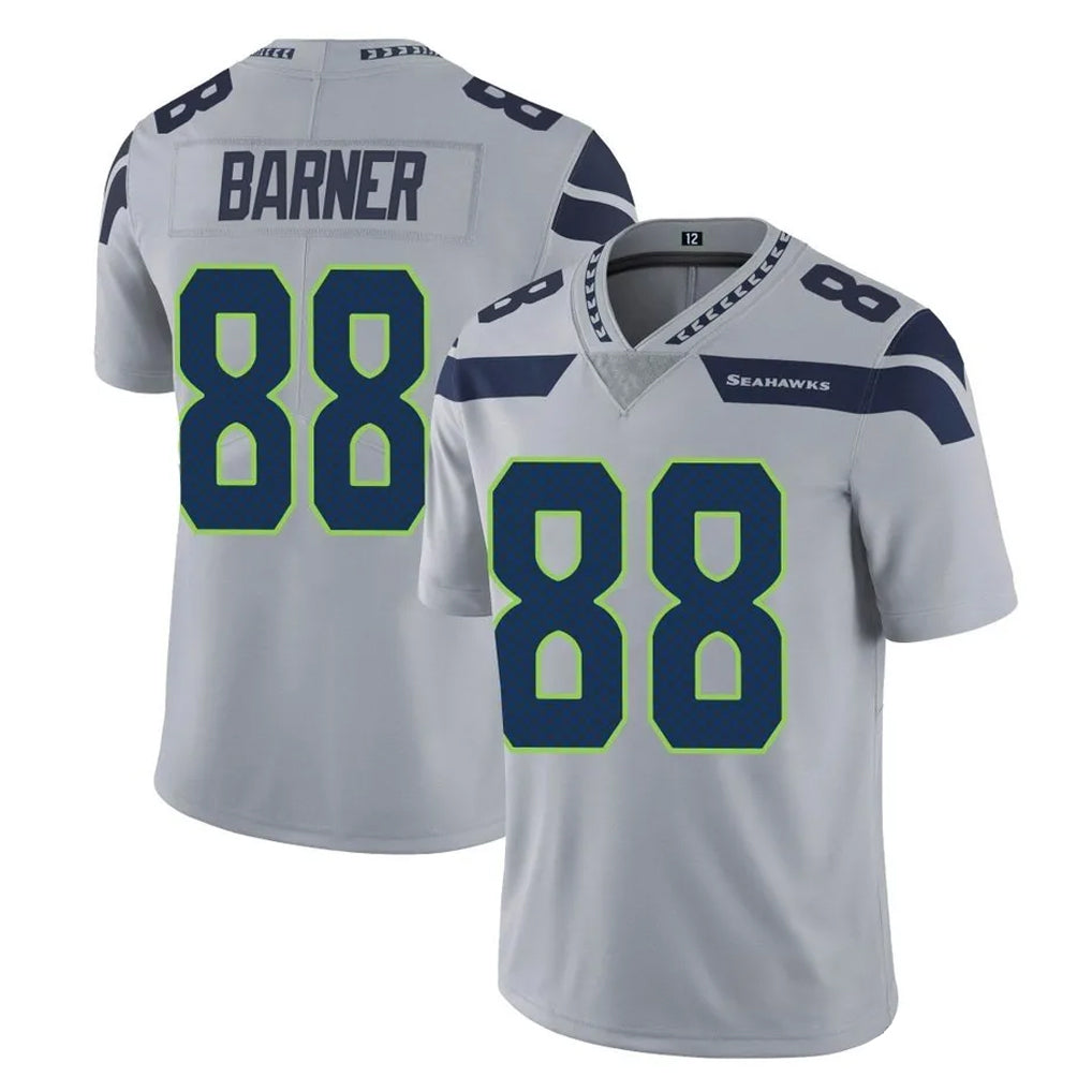 Punc S.Seahawks #88 AJ Barner Player Gray Limited Vapor Untouchable Home Game Stitched Jerseys