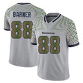 Punc S.Seahawks #88 AJ Barner Player Grey Limited 2025 Rivalries Collection Home Game Stitched Jerseys