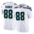 Punc S.Seahawks #88 AJ Barner Player White Limited Vapor F.U.S.E. Home Game Stitched Jerseys