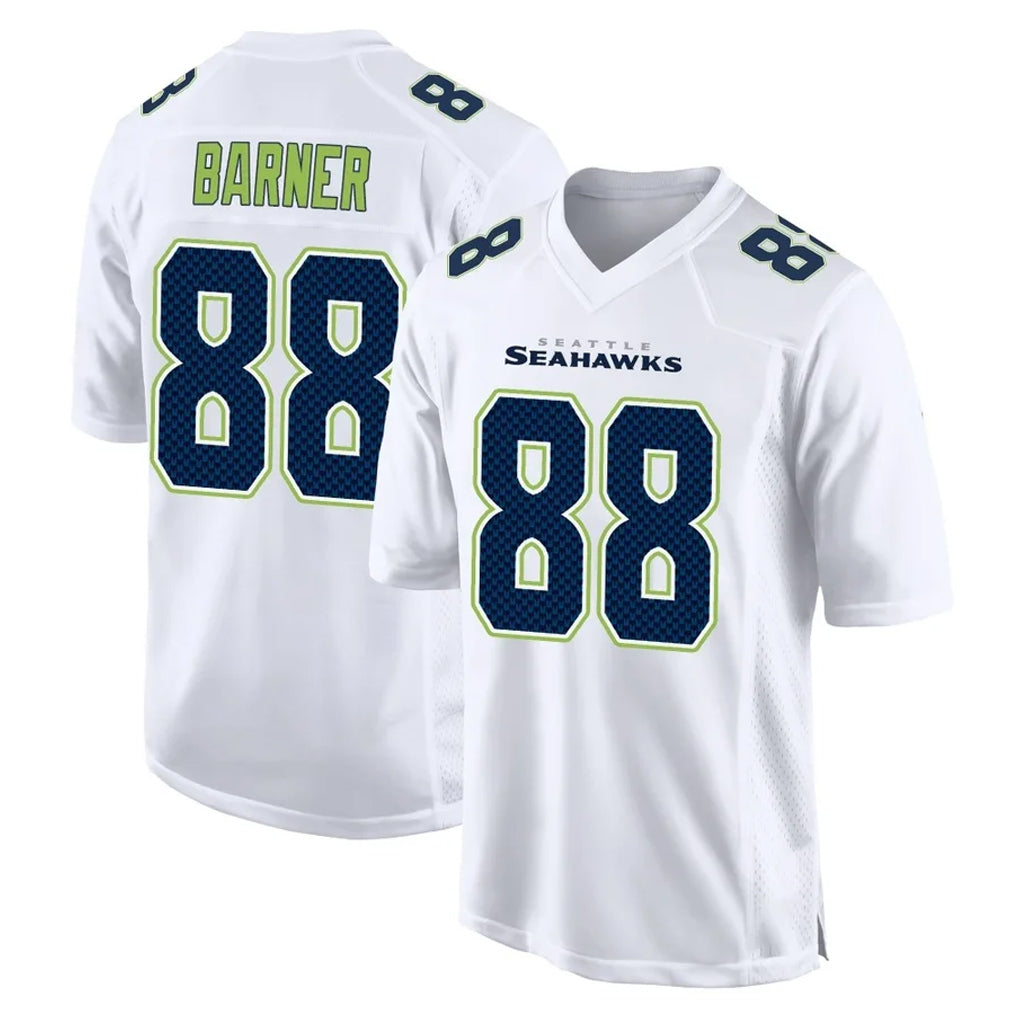 Punc S.Seahawks #88 AJ Barner Player White Tundra Fashion Home Game Stitched Jerseys