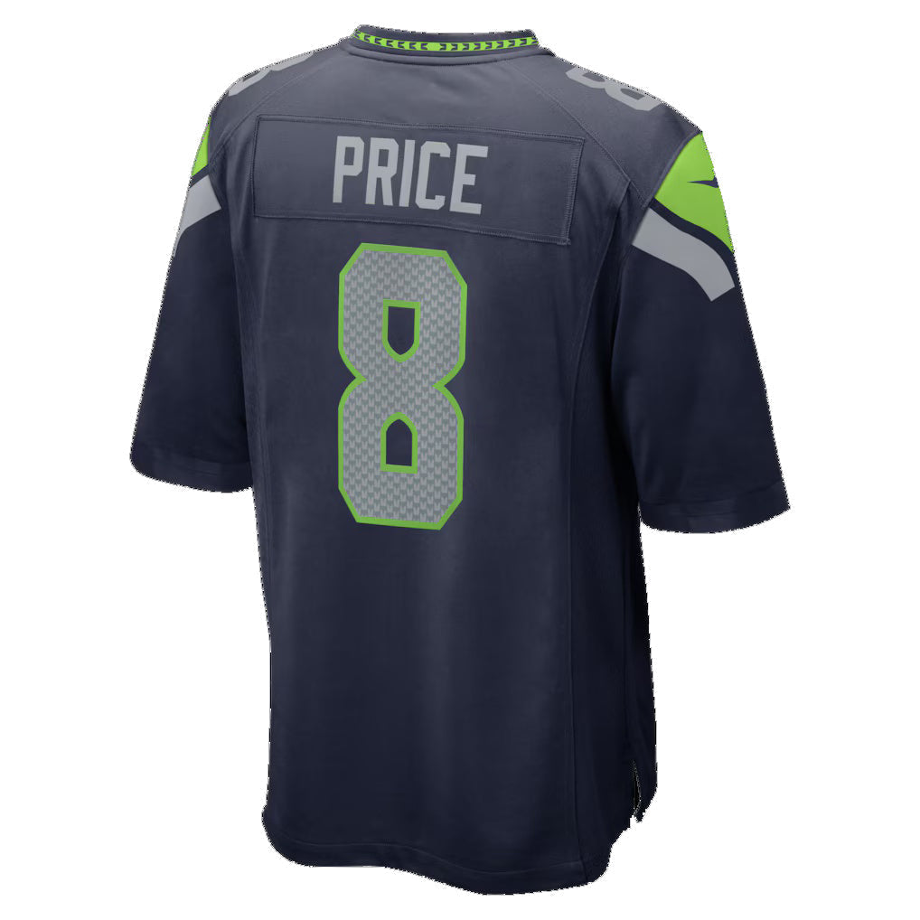 Punc S.Seahawks #8 Jadarian Price College Navy 2026 Draft First Round Pick No. 32 Team Game Stitched Jerseys