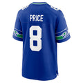 Punc S.Seahawks #8 Jadarian Price Royal Alternate Game Stitched Jerseys