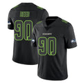 Punc S.Seahawks #90 Jarran Reed Player Black Impact Limited Home Game Stitched Jerseys