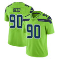 Punc S.Seahawks #90 Jarran Reed Player Green Limited Color Rush Home Game Stitched Jerseys