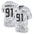 Punc S.Seahawks #91 Byron Murphy II Player Arctic Camo Limited Salute To Service Home Game Stitched Jerseys