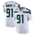 Punc S.Seahawks #91 Byron Murphy II Player White Limited Vapor Untouchable Home Game Stitched Jerseys