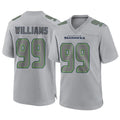 Punc S.Seahawks #99 Leonard Williams Player Gray Atmosphere Fashion Home Game Stitched Jerseys