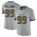 Punc S.Seahawks #99 Leonard Williams Player Grey Limited 2025 Rivalries Collection Home Game Stitched Jerseys