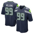 Punc S.Seahawks #99 Leonard Williams Player Navy Home Game Stitched Jerseys
