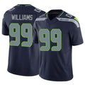 Punc S.Seahawks #99 Leonard Williams Player Navy Limited Vapor F.U.S.E. Home Game Stitched Jerseys