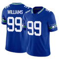 Punc S.Seahawks #99 Leonard Williams Player Royal Limited Throwback Vapor F.U.S.E. Home Game Stitched Jerseys
