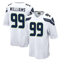 Punc S.Seahawks #99 Leonard Williams Player White Home Game Stitched Jerseys