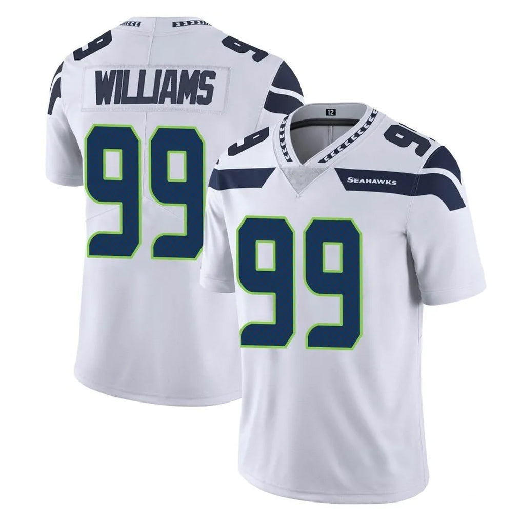 Punc S.Seahawks #99 Leonard Williams Player White Limited Vapor Untouchable Home Game Stitched Jerseys