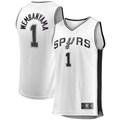 Punc SA.Spurs #1 Victor Wembanyama Fanatics White Fast Break Replica Player Jerseys - Association Edition