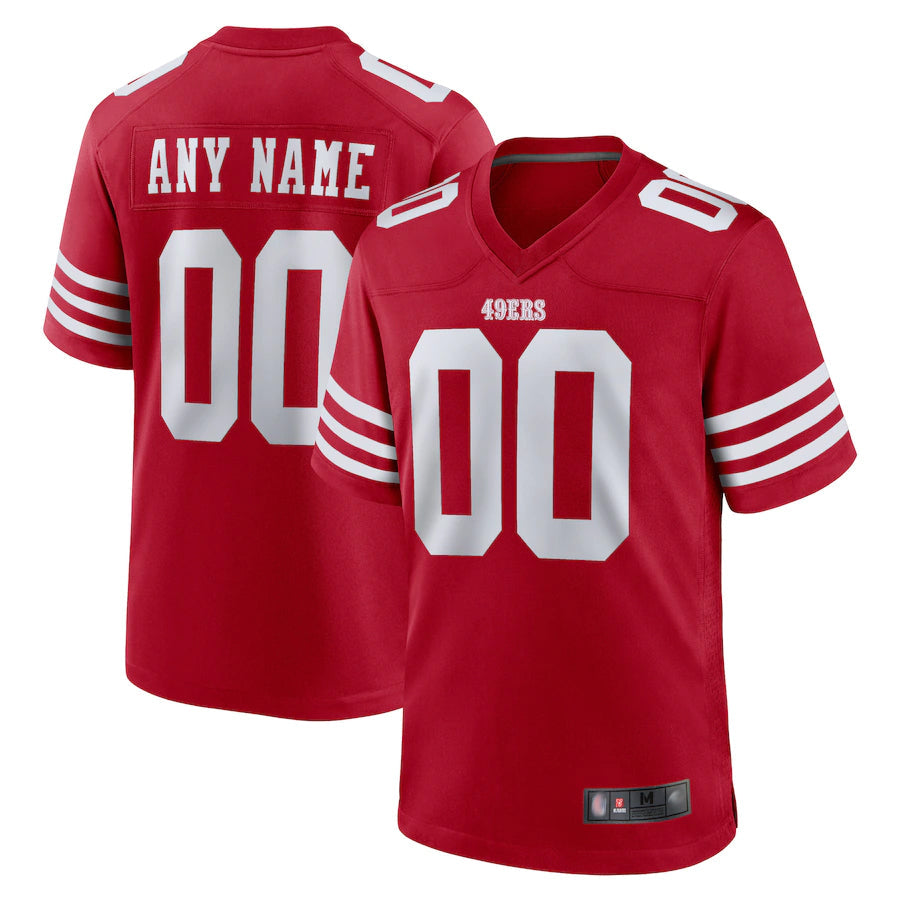 Punc Custom SF.49ers Game Home Stitched Jerseys