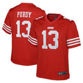 Punc SF.49ers #13 Brock Purdy Player Scarlet Home Game Stitched Jerseys
