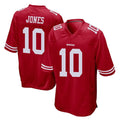 Punc SF.49ers #10 Mac Jones Player Red Home Game Stitched Jerseys
