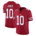 Punc SF.49ers #10 Mac Jones Player Red Limited Vapor Untouchable Home Game Stitched Jerseys