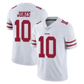 Punc SF.49ers #10 Mac Jones Player White Limited Vapor Untouchable Home Game Stitched Jerseys