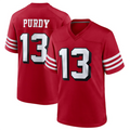 Punc SF.49ers #13 Brock Purdy Player Scarlet Alternate Game Stitched Jerseys
