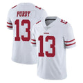 Punc SF.49ers #13 Brock Purdy Player White Limited Vapor Untouchable Home Game Stitched Jerseys