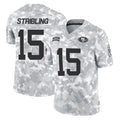 Punc SF.49ers #15 De'Zhaun Stribling Player Arctic Camo Limited Salute To Service Home Game Stitched Jerseys