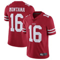 Punc SF.49ers #16 Joe Montana Player Vapor Untouchable Limited Throwback Stitched Jerseys