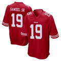 Punc SF.49ers #19 Deebo Samuel Sr. Player Red Home Game Stitched Jerseys