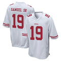 Punc SF.49ers #19 Deebo Samuel Sr. Player White Home Game Stitched Jerseys