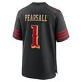 Punc SF.49ers #1 Ricky Pearsall 2025 Rivalries Collection Game Jersey - Black