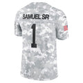 Punc SF.49ers #1 Ricky Pearsall Player Arctic Camo Salute to Service Limited Stitched Jerseys