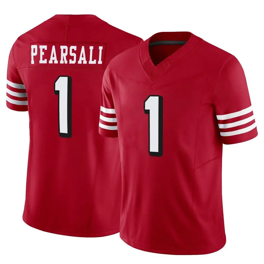 Punc SF.49ers #1 Ricky Pearsall Player Scarlet Vapor F.U.S.E. Limited Stitched Jerseys
