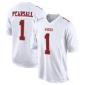 Punc SF.49ers #1 Ricky Pearsall Player White Fashion Game Stitched Jerseys