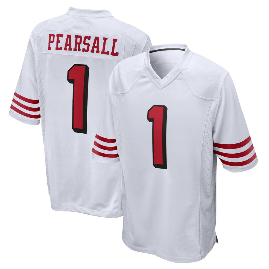 Punc SF.49ers #1 Ricky Pearsall Player White Game Stitched Jerseys
