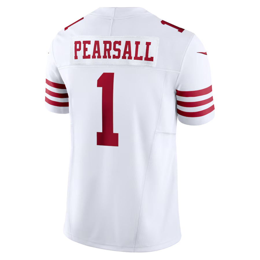 Punc SF.49ers #1 Ricky Pearsall Player White Vapor F.U.S.E. Limited Stitched Jerseys