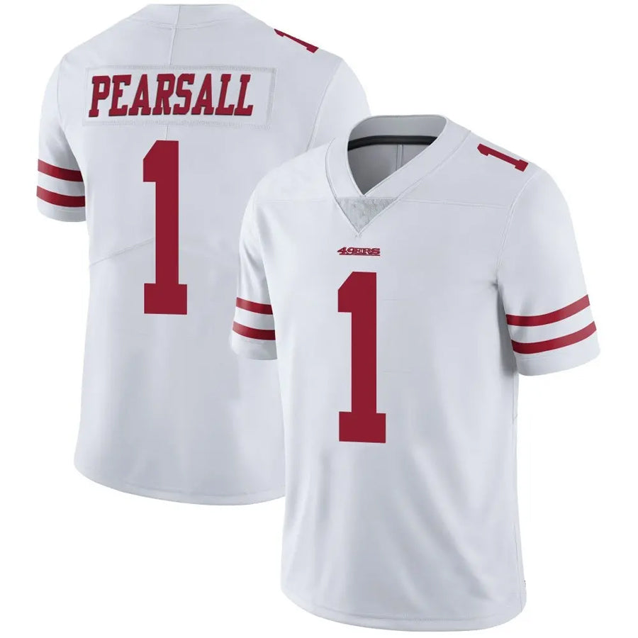 Punc SF.49ers #1 Ricky Pearsall Player White Vapor Limited Game Stitched Jerseys