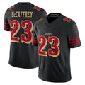 Punc SF.49ers #23 Christian McCaffrey Player Rivalries Collection Vapor Limited Black  Stitched Jerseys